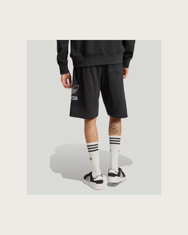 Pánske teplákové kraťasy ADIDAS ORIGINALS TREF SHORT BLACK – fotka 4
