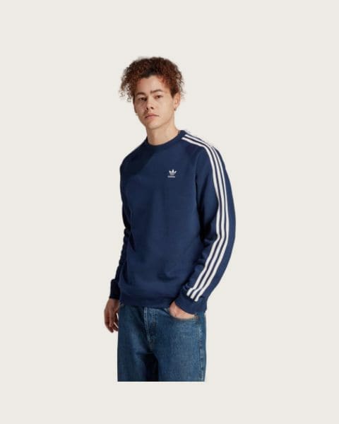 Pánska mikina ADIDAS ORIGINALS 3-STRIPES CREW-NINDIG