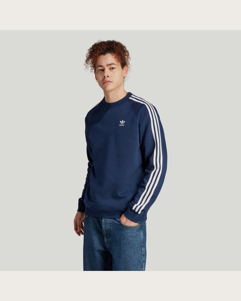 Pánska mikina ADIDAS ORIGINALS 3-STRIPES CREW-NINDIG – fotka 2