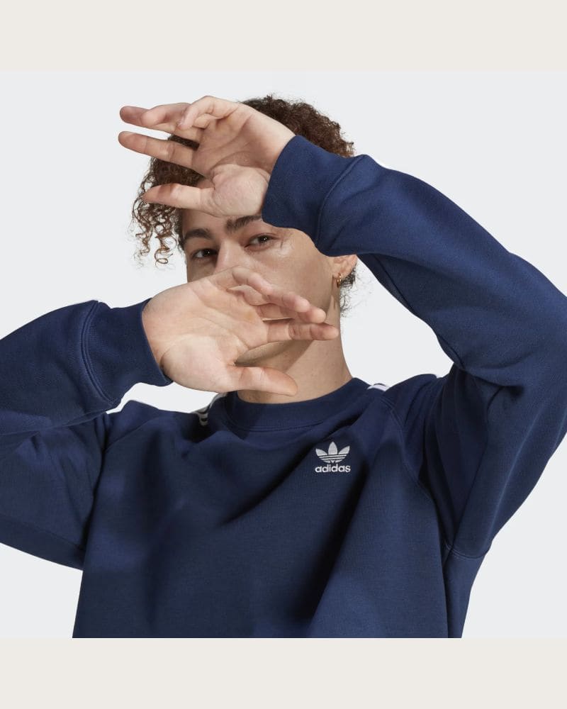 Pánska mikina ADIDAS ORIGINALS 3-STRIPES CREW-NINDIG – fotka 5