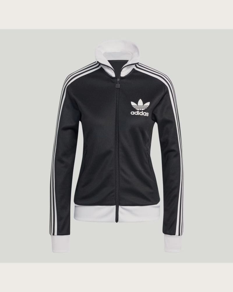 Dámska mikina so zipsom ADIDAS ORIGINALS CLASSIC TT-BLACK – fotka 8