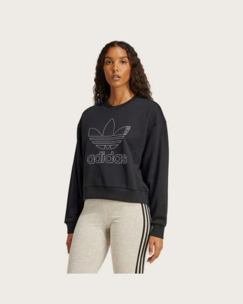 Dámska mikina ADIDAS ORIGINALS SNAKE CREW-BLACK