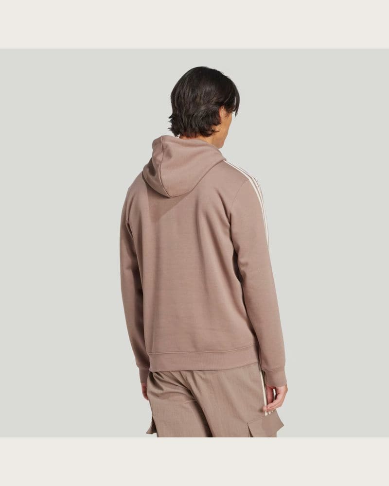 Pánska mikina s kapucňou ADIDAS ORIGINALS 3-STRIPES HOODY-TRABRN – fotka 3