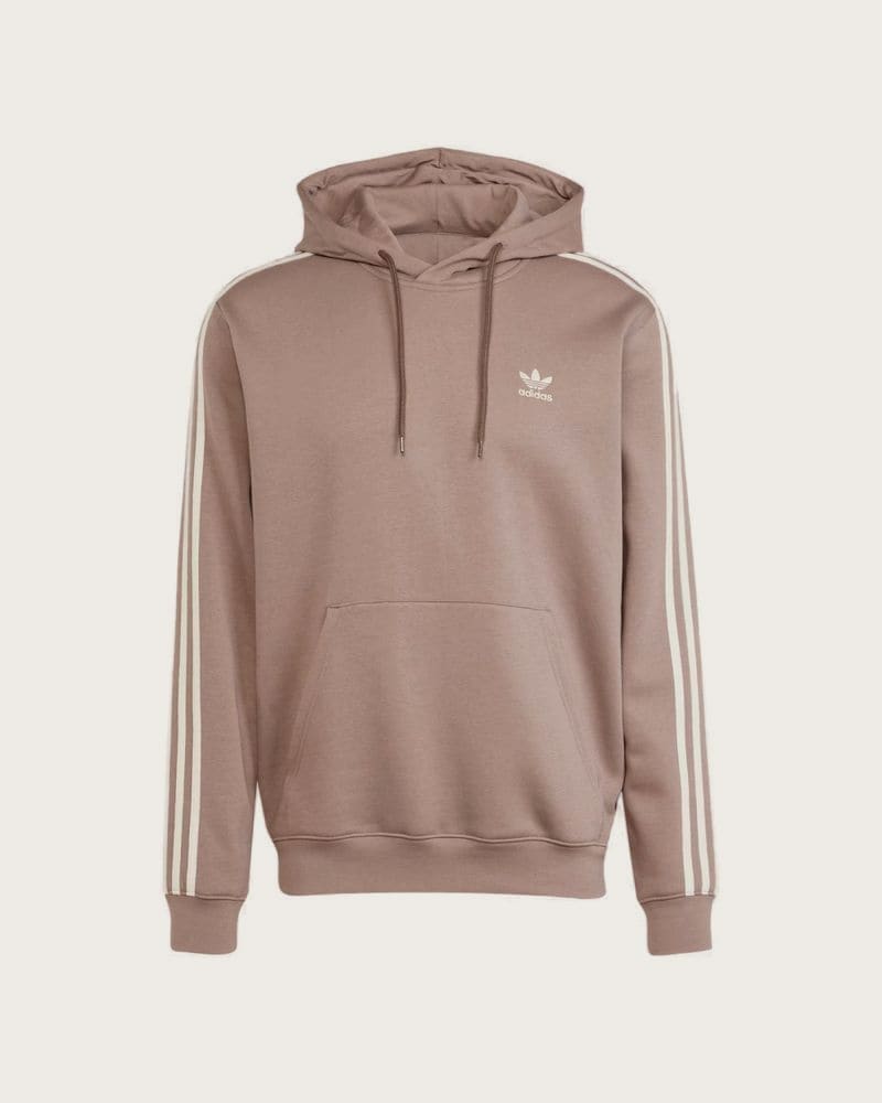 Pánska mikina s kapucňou ADIDAS ORIGINALS 3-STRIPES HOODY-TRABRN – fotka 8