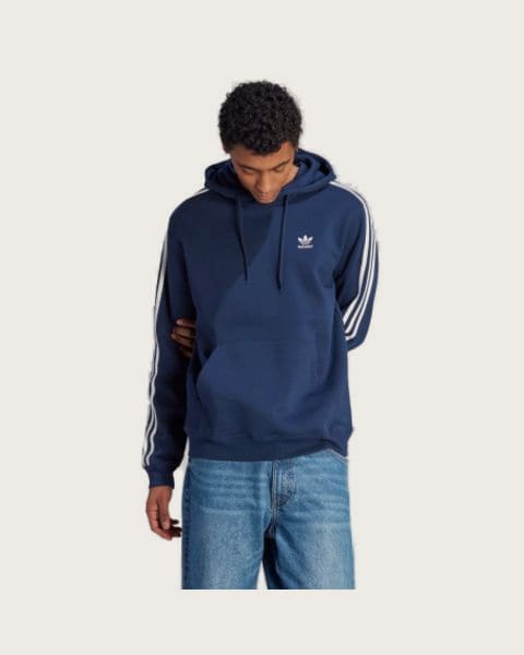 Pánska mikina s kapucňou ADIDAS ORIGINALS 3-STRIPES HOODY-NINDIG