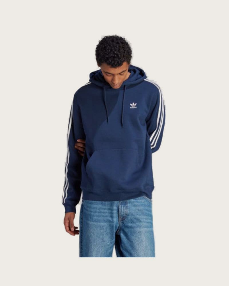 Pánska mikina s kapucňou ADIDAS ORIGINALS 3-STRIPES HOODY-NINDIG
