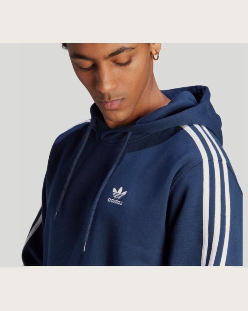 Pánska mikina s kapucňou ADIDAS ORIGINALS 3-STRIPES HOODY-NINDIG – fotka 4