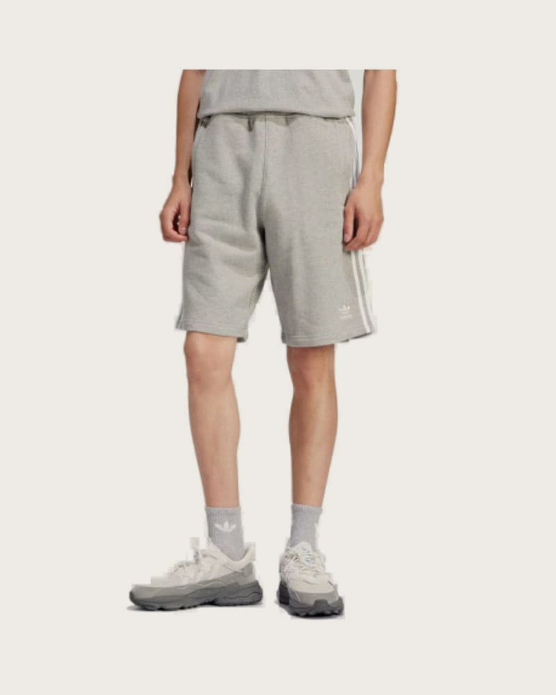 Pánske teplákové kraťasy ADIDAS ORIGINALS 3-STRIPE SHORT-MGREYH