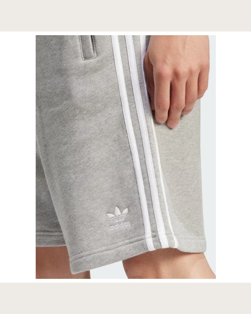 Pánske teplákové kraťasy ADIDAS ORIGINALS 3-STRIPE SHORT-MGREYH – fotka 5