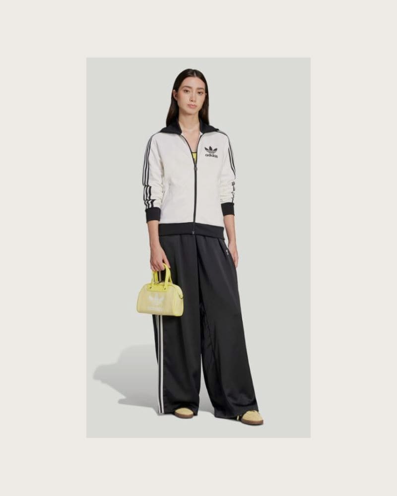 Dámska mikina so zipsom ADIDAS ORIGINALS CLASSIC TT-WHITE – fotka 3