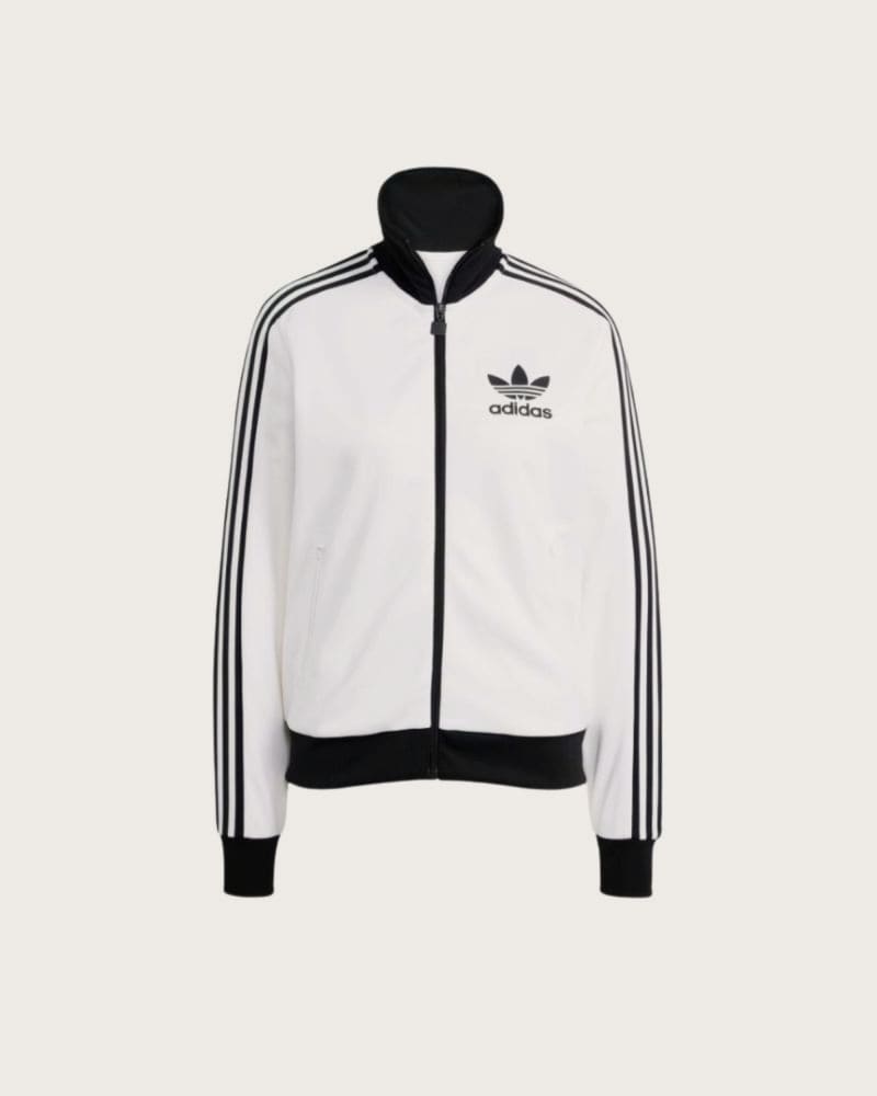 Dámska mikina so zipsom ADIDAS ORIGINALS CLASSIC TT-WHITE – fotka 6