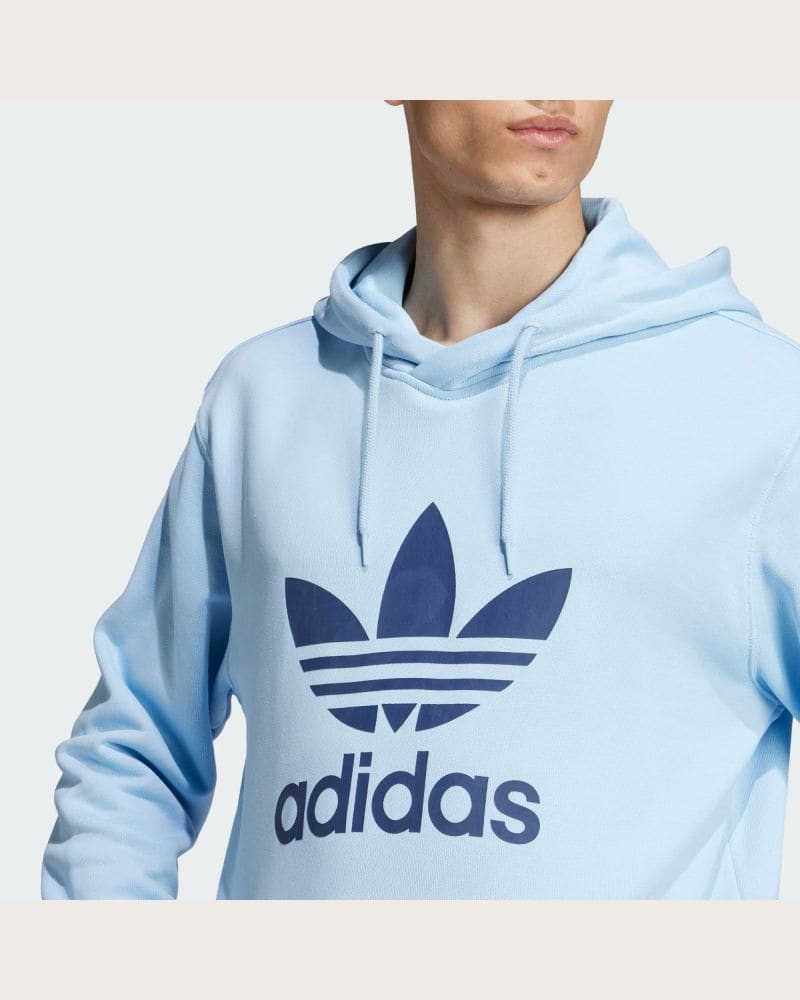 Pánska mikina s kapucňou ADIDAS ORIGINALS TREFOIL HOODY-CLESKY – fotka 5