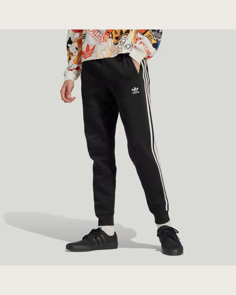 Pánske tepláky ADIDAS ORIGINALS 3-STRIPES PANT-BLACK – fotka 2