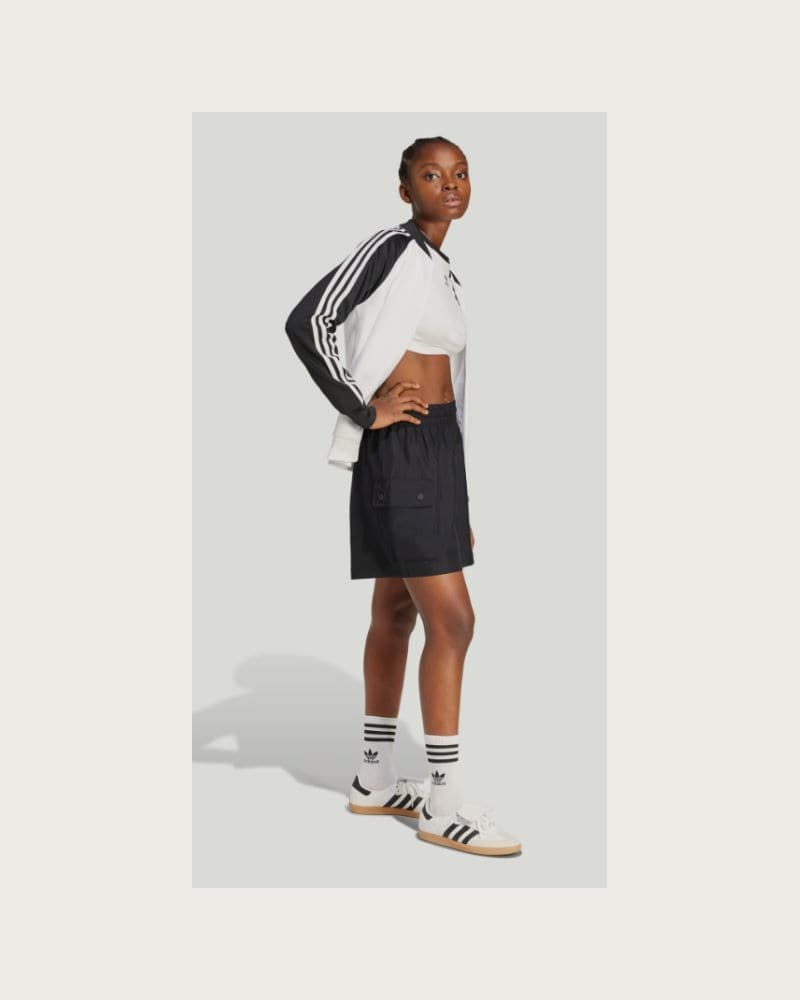 Dámske kraťasy ADIDAS ORIGINALS ESS C SHORTS-BLACK – fotka 3