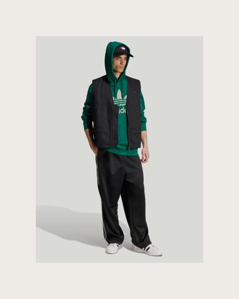 Pánska mikina s kapucňou ADIDAS ORIGINALS TREFOIL HOODY-CGREEN – fotka 3