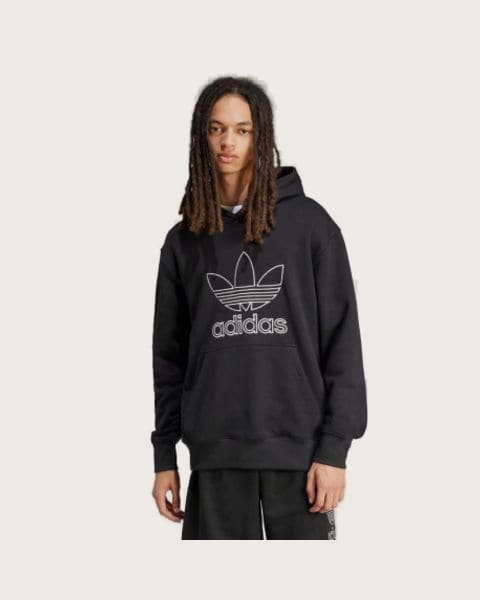Pánska mikina s kapucňou ADIDAS ORIGINALS OUTL TREF HDY-BLACK