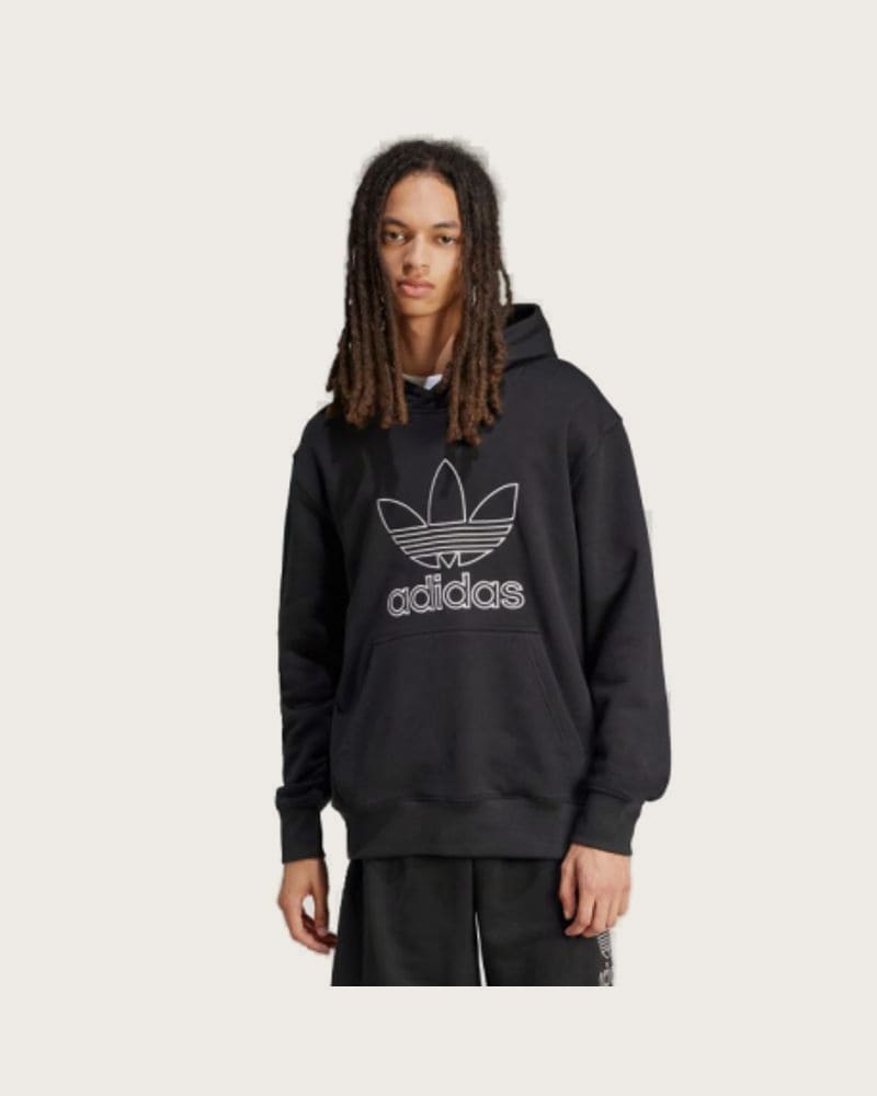 Pánska mikina s kapucňou ADIDAS ORIGINALS OUTL TREF HDY-BLACK