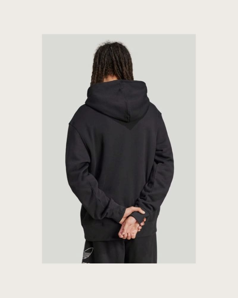 Pánska mikina s kapucňou ADIDAS ORIGINALS OUTL TREF HDY-BLACK – fotka 3