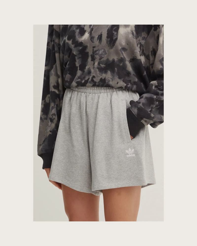 Dámske kraťasy ADIDAS ORIGINALS ESS SHORTS-MGREYH – fotka 6