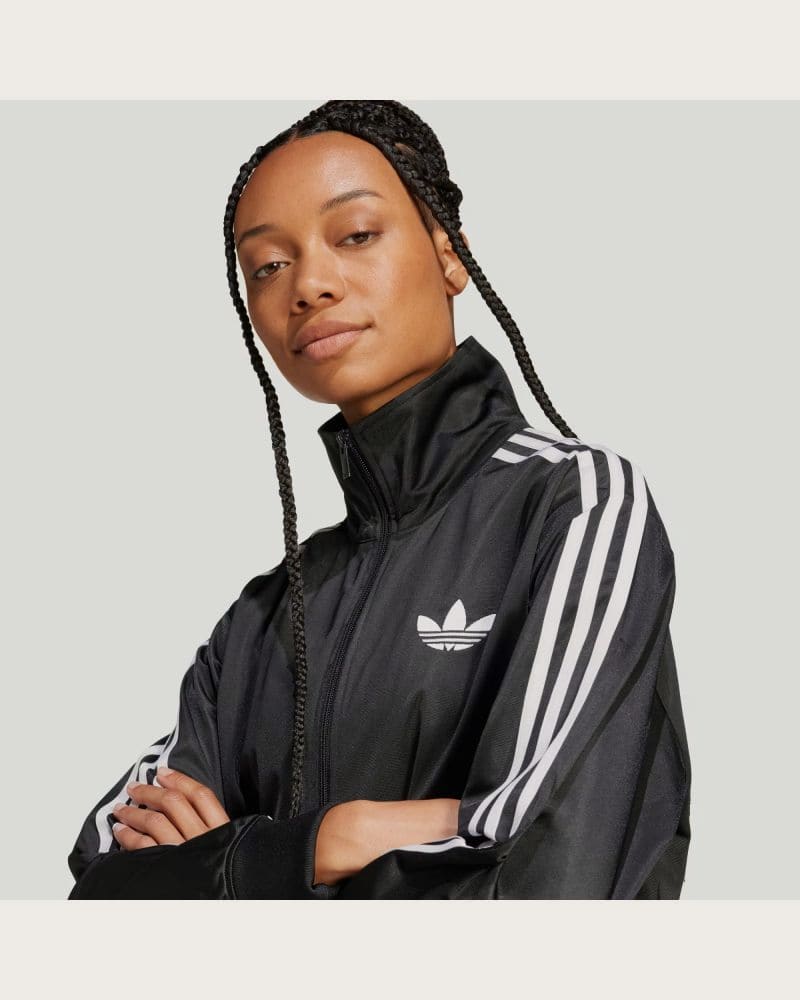 Dámska mikina so zipsom ADIDAS ORIGINALS FBIRD LOOSE TT-JC8251-Black – fotka 5