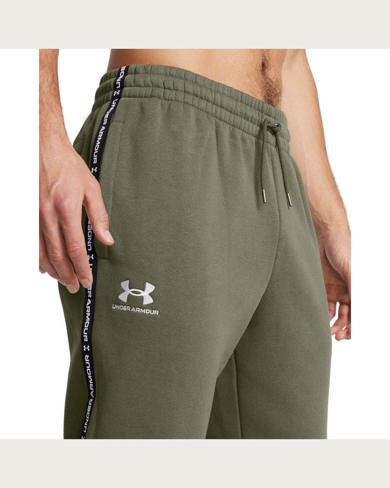 Pánske tepláky UNDER ARMOUR UA Icon Fleece Jgr Taping-GRN – fotka 2