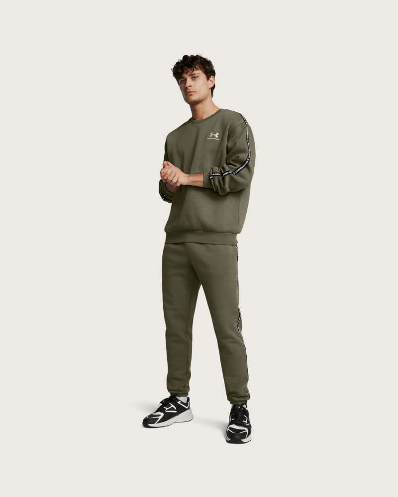 Pánske tepláky UNDER ARMOUR UA Icon Fleece Jgr Taping-GRN – fotka 4