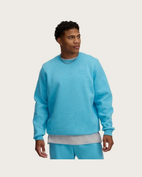 Pánska zateplená mikina UNDER ARMOUR UA Icon Fleece Crew-BLU