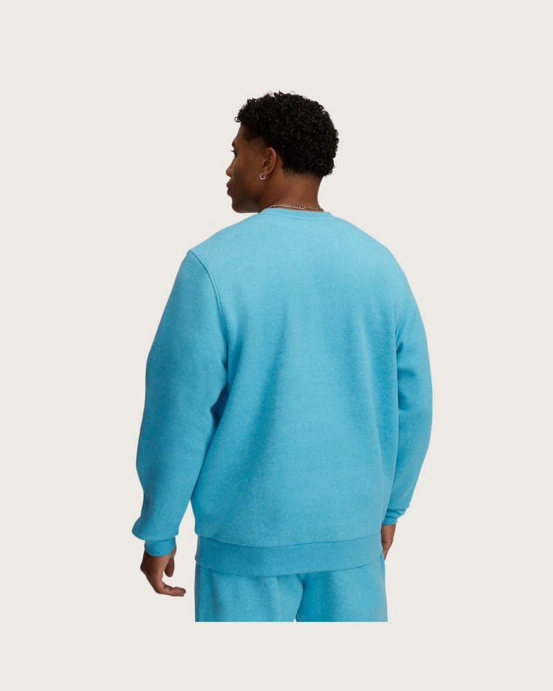 Pánska zateplená mikina UNDER ARMOUR UA Icon Fleece Crew-BLU – fotka 2