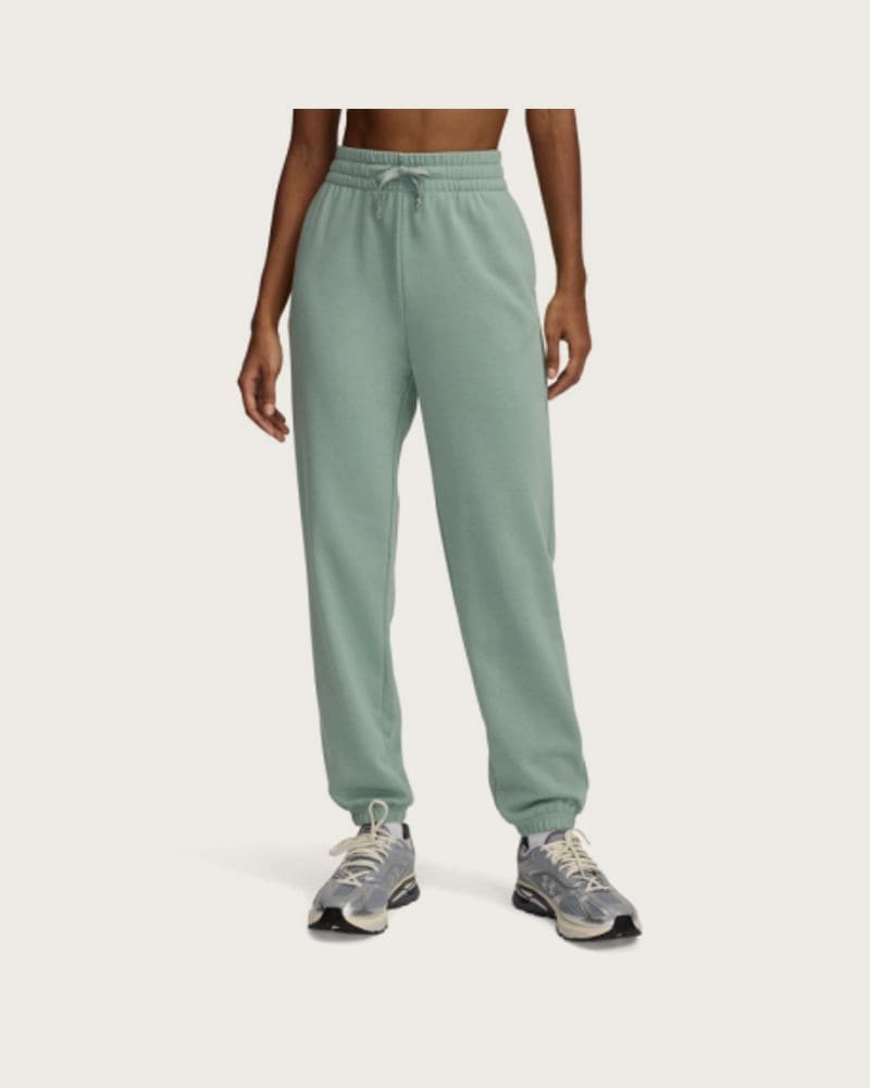 Dámske tepláky UNDER ARMOUR UA Rival Terry Jogger-GRN