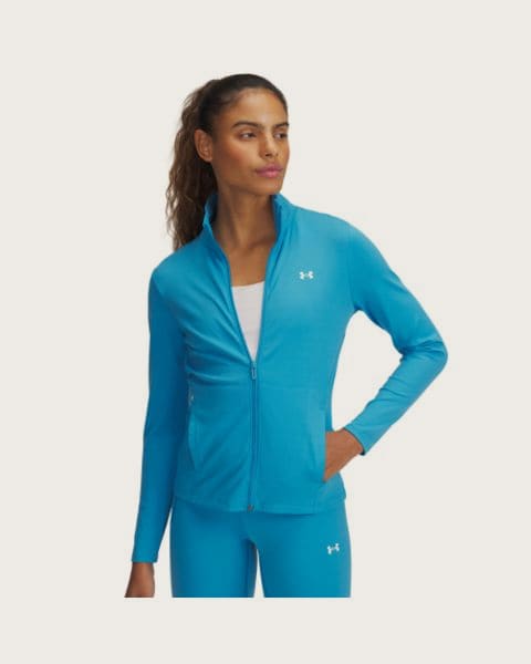 Dámska tréningová mikina so zipsom UNDER ARMOUR Motion Jacket EMEA-BLU