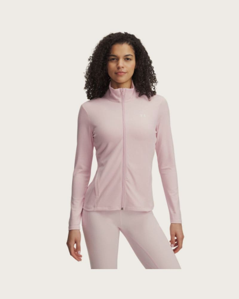 Dámska tréningová mikina so zipsom UNDER ARMOUR Motion Jacket EMEA-PNK