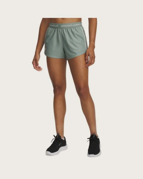 Dámske tréningové kraťasy UNDER ARMOUR Tech Play Up Shorts-GRN