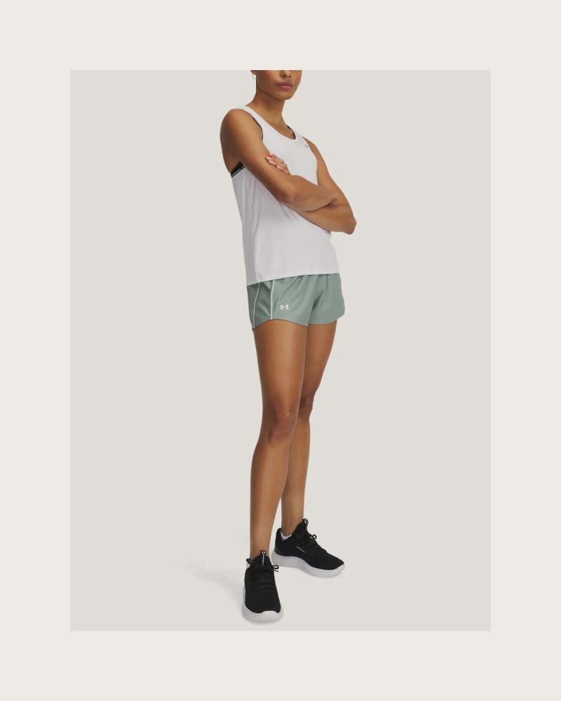 Dámske tréningové kraťasy UNDER ARMOUR Tech Play Up Shorts-GRN – fotka 3