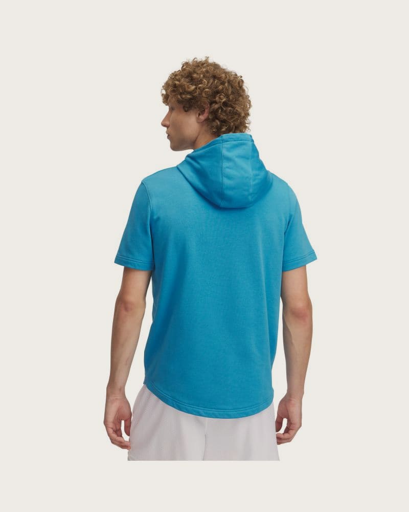 Pánska mikina s kapucňou UNDER ARMOUR UA Rival Terry LC SS HD-BLU – fotka 3
