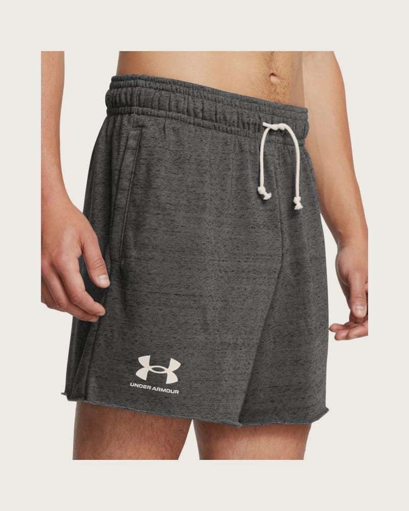 Pánske teplákové kraťasy UNDER ARMOUR UA Rival Terry 6in Short-GRY – fotka 2
