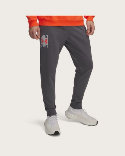 Pánske tepláky UNDER ARMOUR UA Rival Terry Logo JoggerQ2-GRY