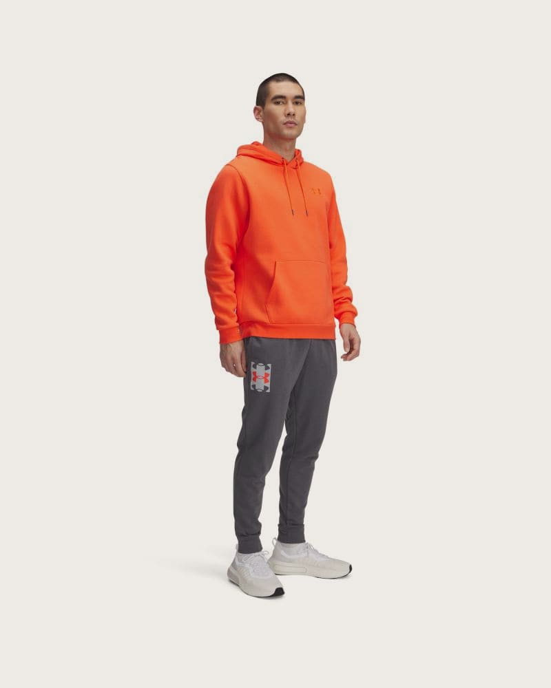 Pánske tepláky UNDER ARMOUR UA Rival Terry Logo JoggerQ2-GRY – fotka 3