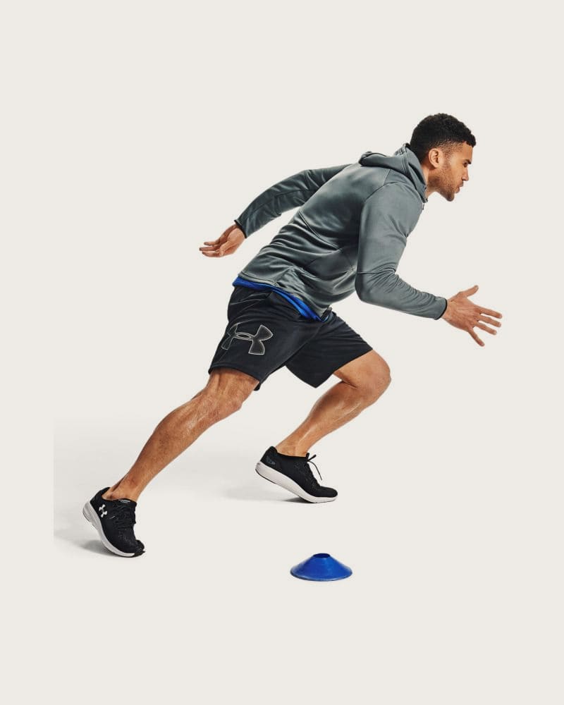 Pánske tréningové kraťasy UNDER ARMOUR UA TECH GRAPHIC SHORT-BLK – fotka 4