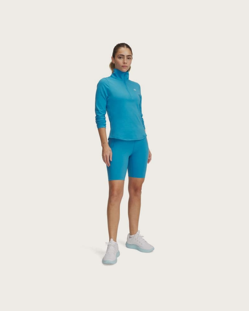 Dámske tréningové kraťasy UNDER ARMOUR Motion Bike Short EMEA-BLU – fotka 4