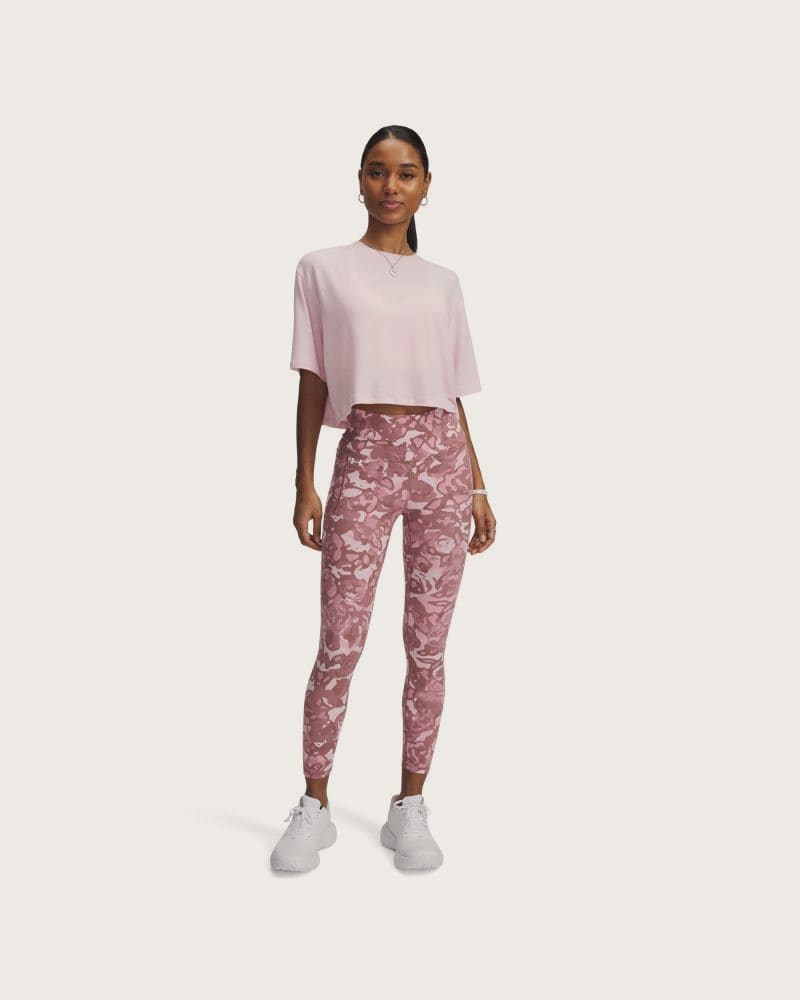 Dámske legíny UNDER ARMOUR Motion Ankle Leg Print-PNK – fotka 3