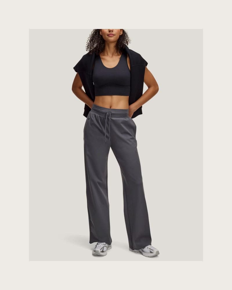 Dámske tepláky UNDER ARMOUR Motion Open Hem Pant-GRY – fotka 4