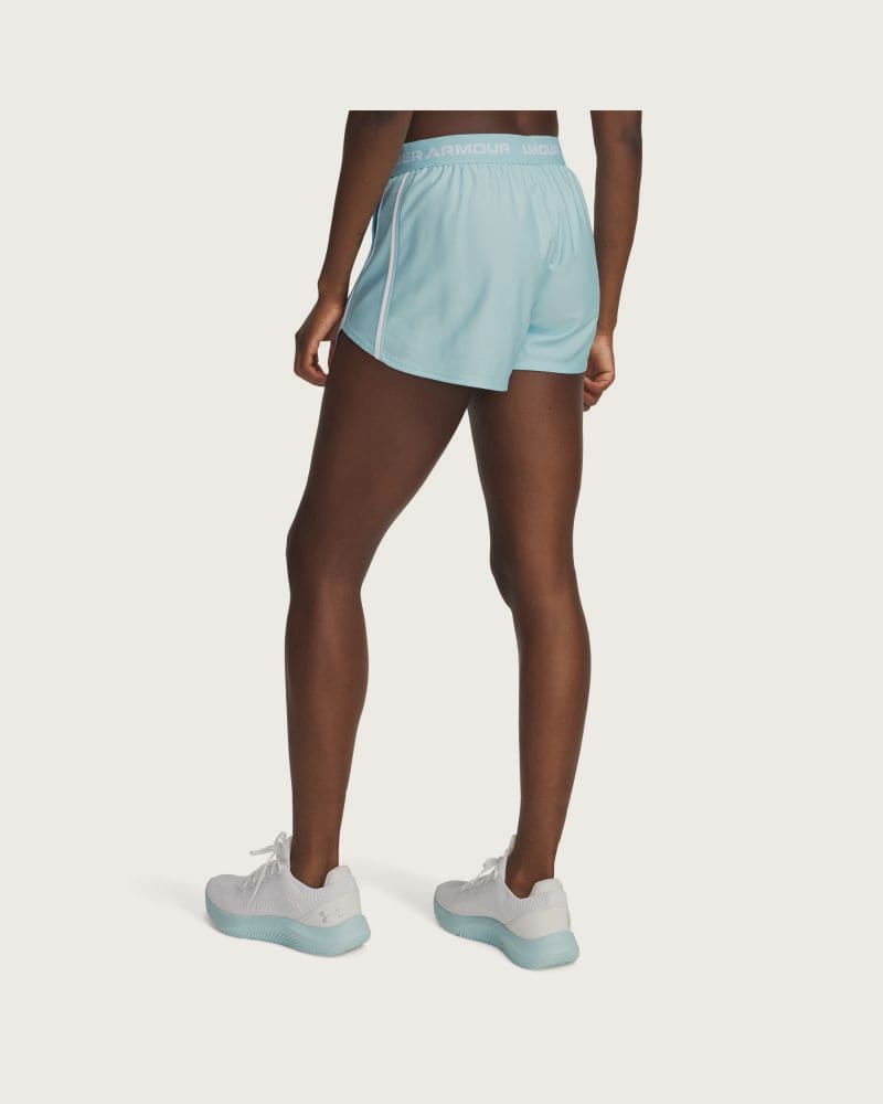 Dámske tréningové kraťasy UNDER ARMOUR Tech Play Up Shorts-BLU – fotka 2