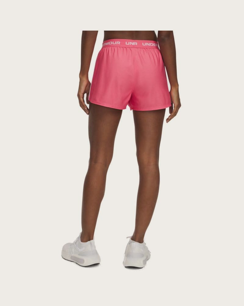 Dámske tréningové kraťasy UNDER ARMOUR Tech Play Up Shorts-PNK – fotka 2