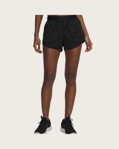 Dámske tréningové kraťasy UNDER ARMOUR Tech Play Up Shine Shorts-BLK