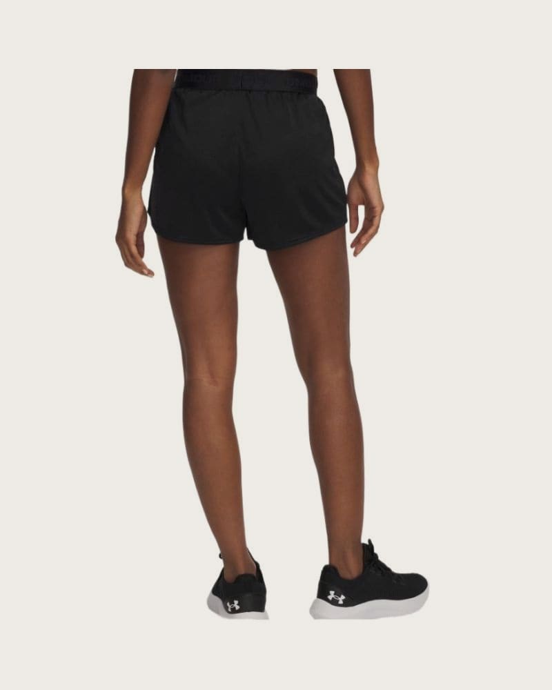 Dámske tréningové kraťasy UNDER ARMOUR Tech Play Up Shine Shorts-BLK – fotka 2