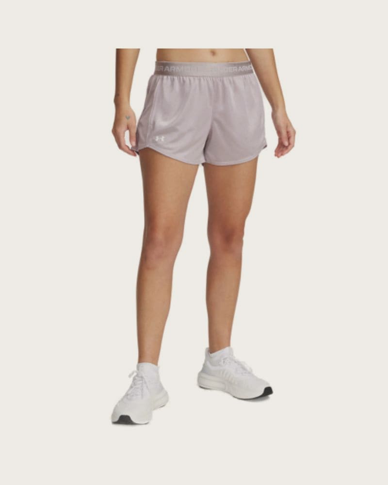 Dámske tréningové kraťasy UNDER ARMOUR Tech Play Up Shine Shorts-GRY