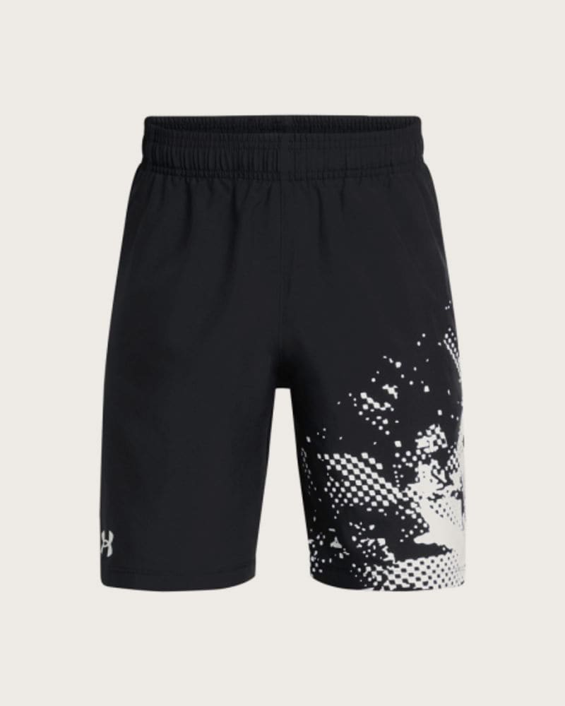 Chlapčenské tréningové kraťasy UNDER ARMOUR UA Tech Woven Graphic Short-BLK
