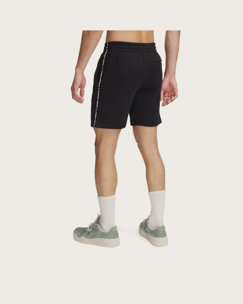 Pánske teplákové kraťasy UNDER ARMOUR UA Icon Fleece Short Taping-BLK – fotka 3