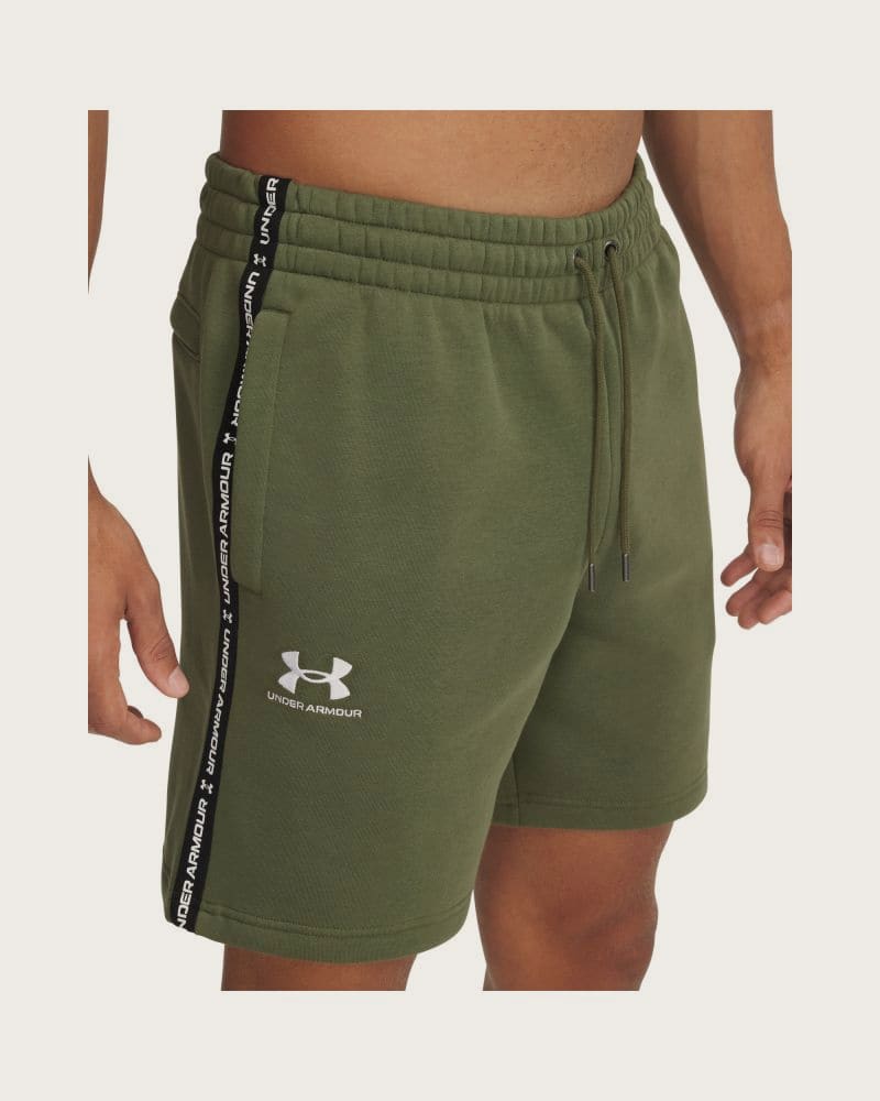 Pánske teplákové kraťasy UNDER ARMOUR UA Icon Fleece Short Taping-GRN – fotka 2
