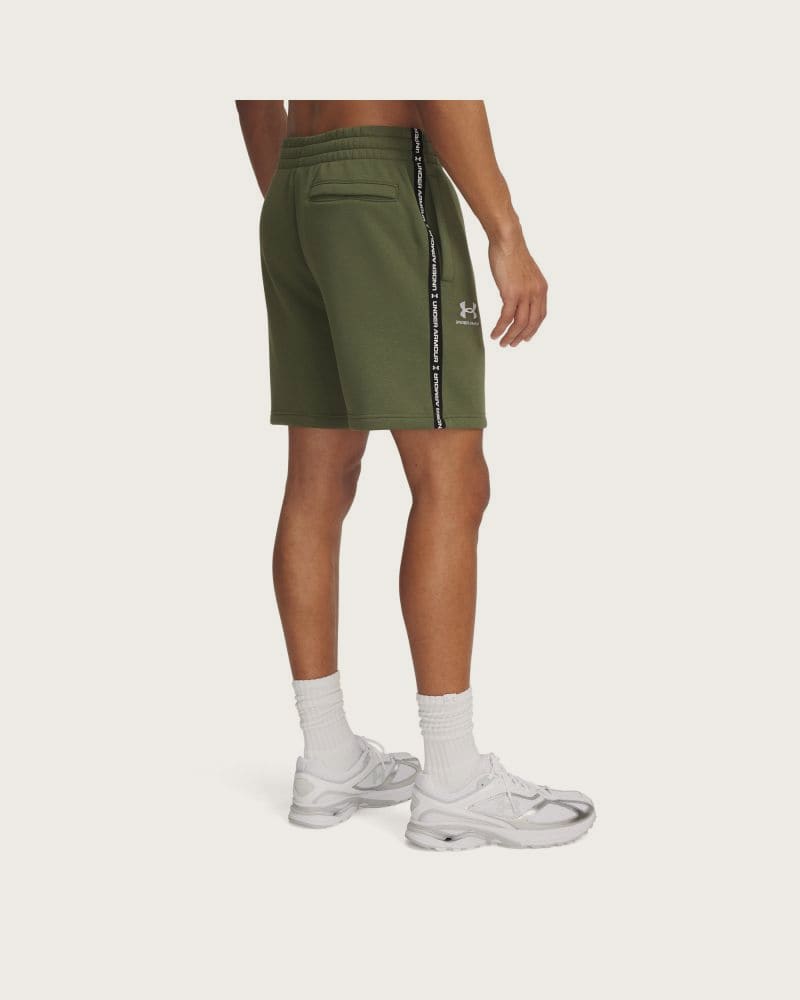 Pánske teplákové kraťasy UNDER ARMOUR UA Icon Fleece Short Taping-GRN – fotka 3